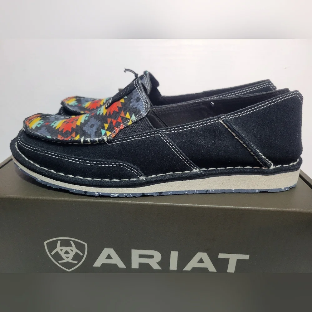 Nwb Ariat CRUISER LOAFERS Deepest Aztec 11